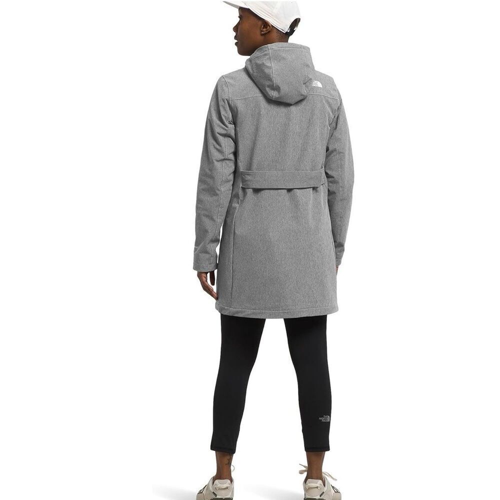 The North Face Shelbe Raschel Fleece Lined Hooded Parka Heather Gray Large - Picture 3 of 6